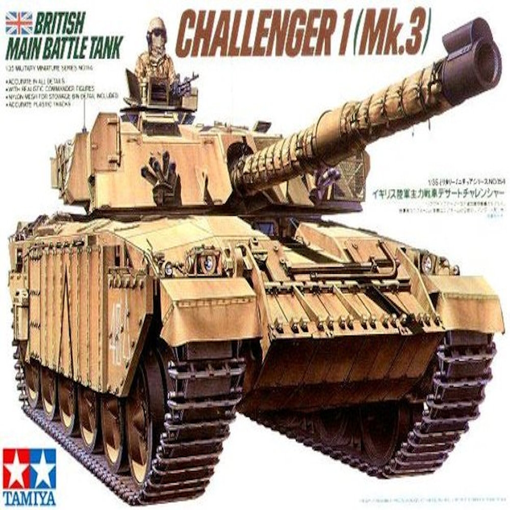 tamiya 1/35-british main battle tank challenger 1 (mk.3) 