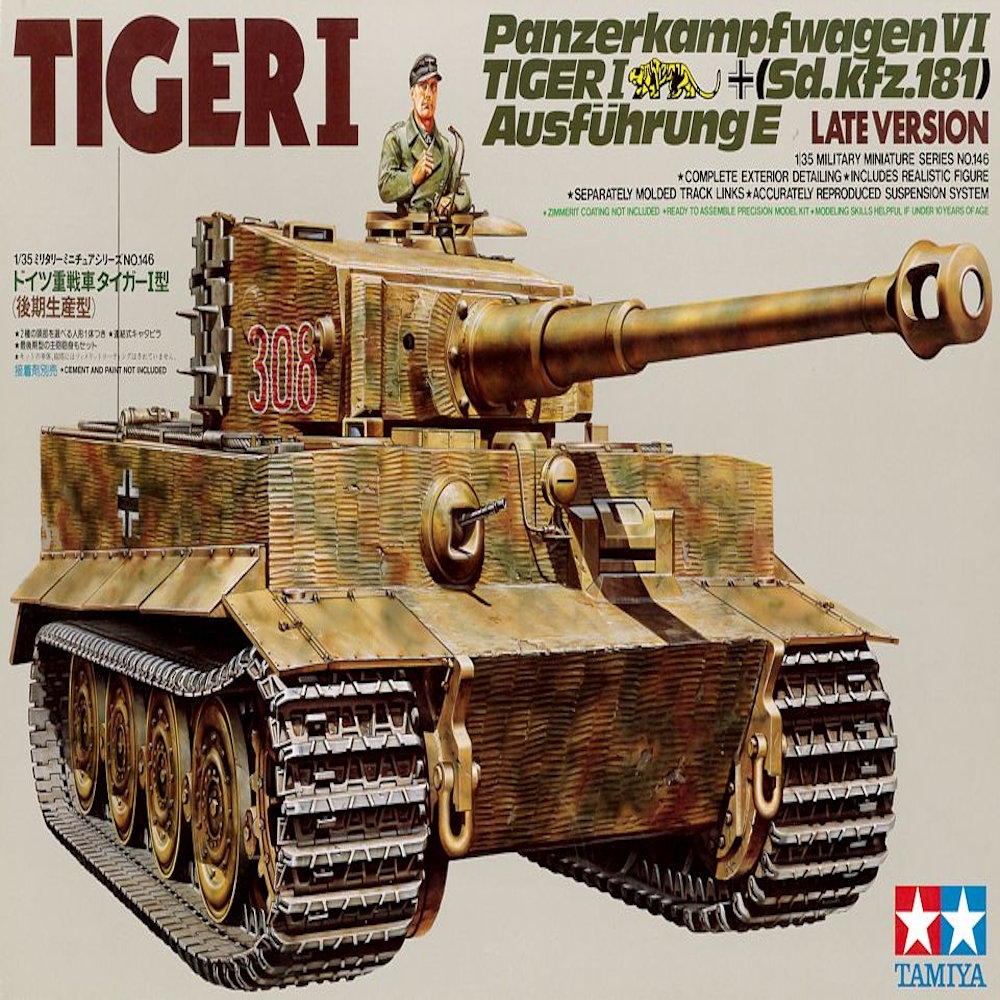 tamiya 1/35- german heavy tank tiger i late version 
