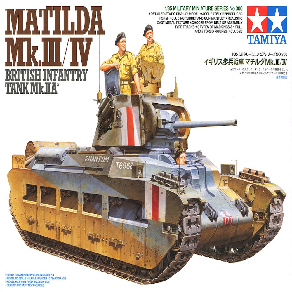 tamiya 1/35-matilda mk.iii&#65295;iv british infantry tank mk.ii a* 