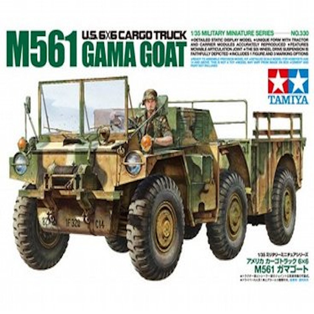 tamiya 1:35 -u.s. 6x6 cargo truck m561 gama goat 