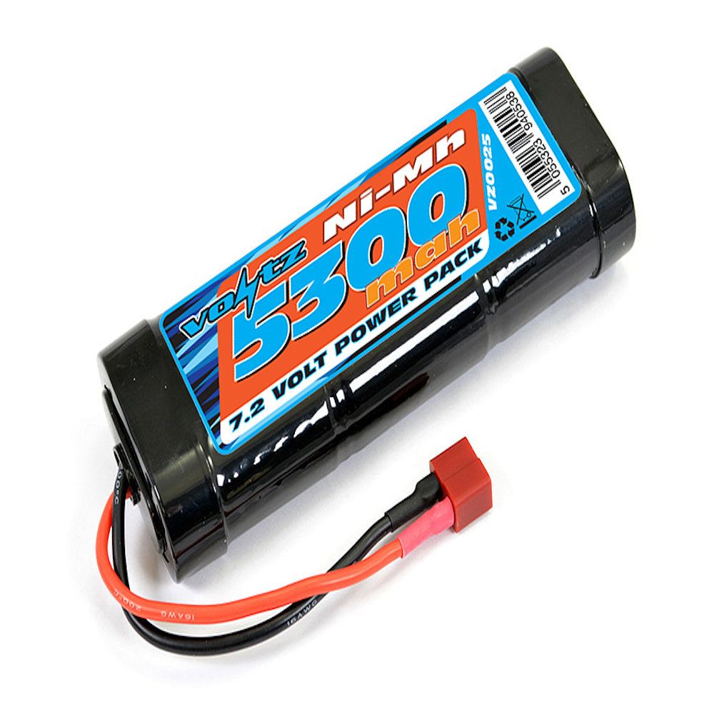 Voltz NiMH 7.2V SC-5300Mah Stick Pack 7.2V With Tamiya Connector