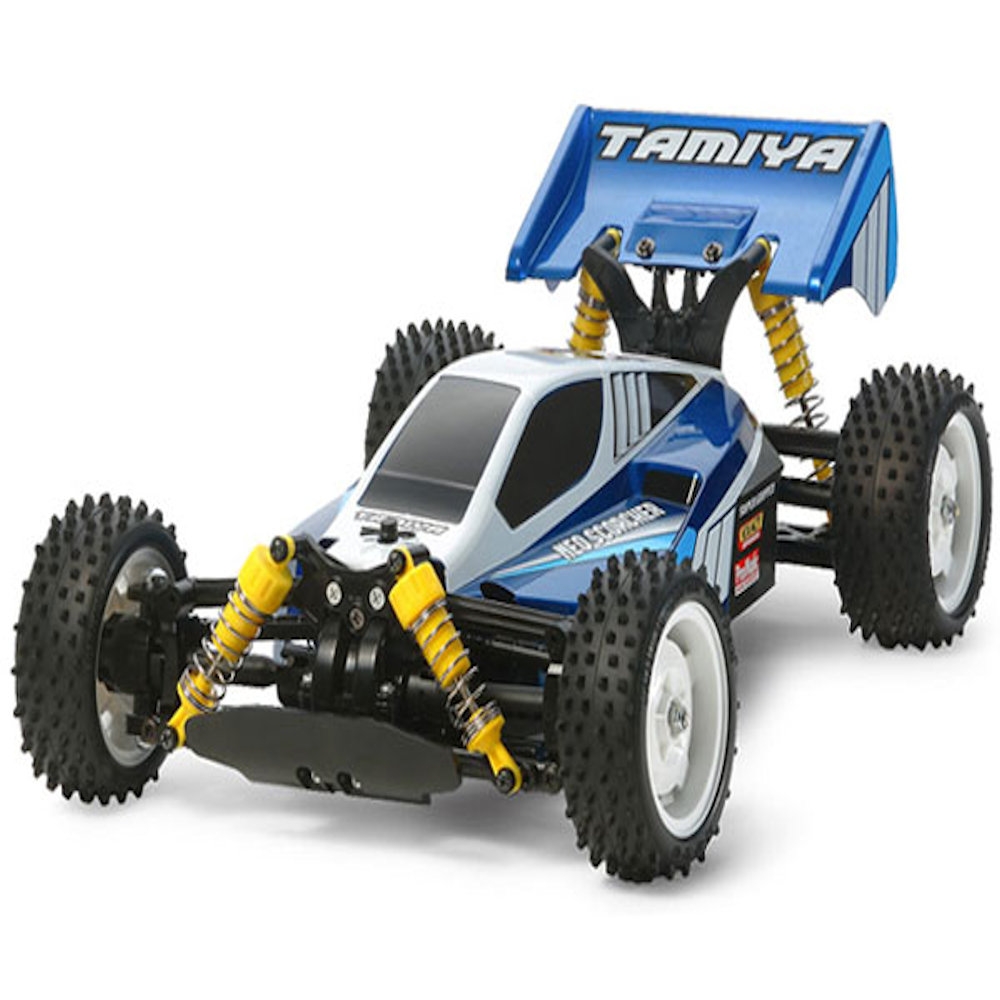 tamiya 1/10th neo scorcher buggy (tt-02b chassis) kit build 