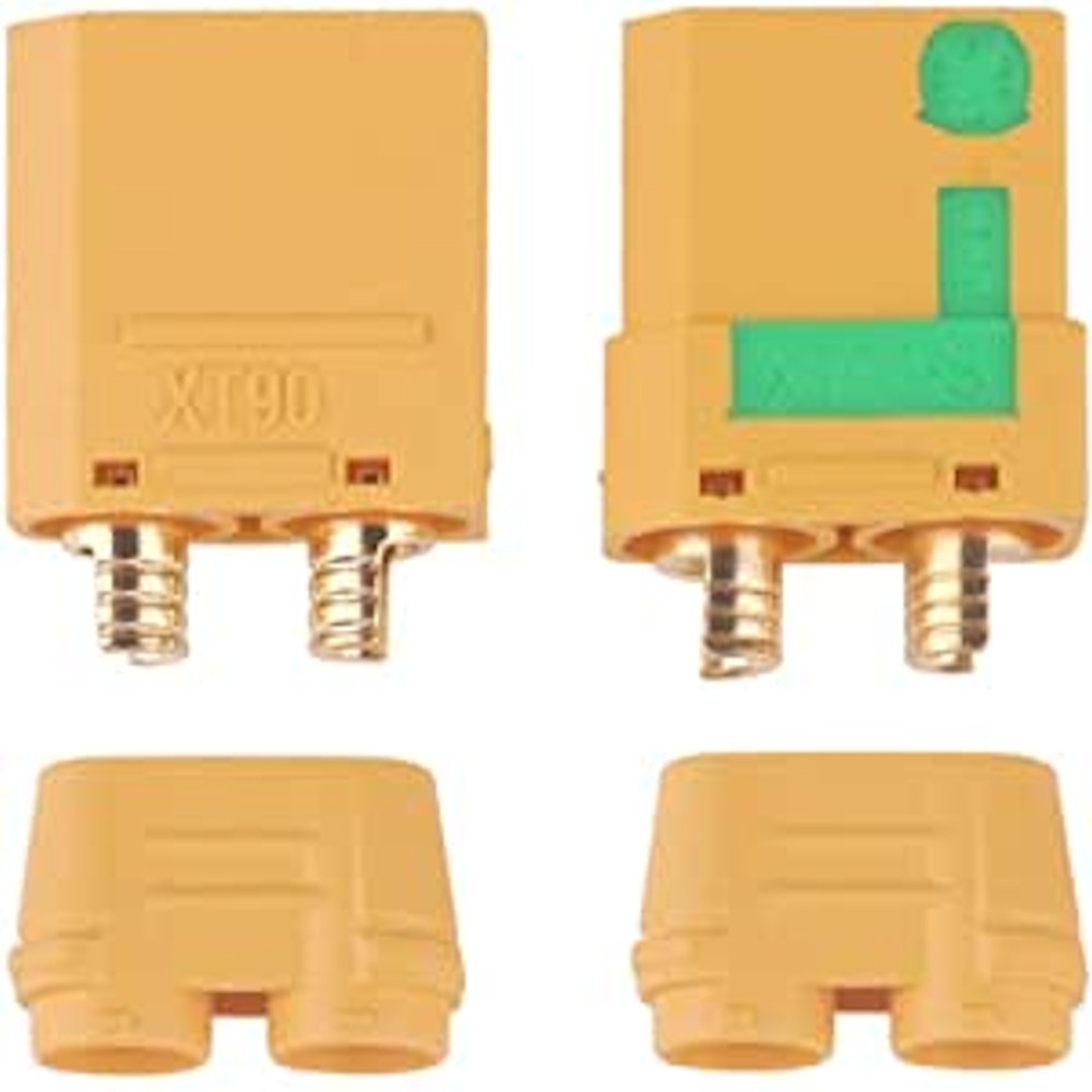 etronix xt90 connector anti spark with cover 1 pair