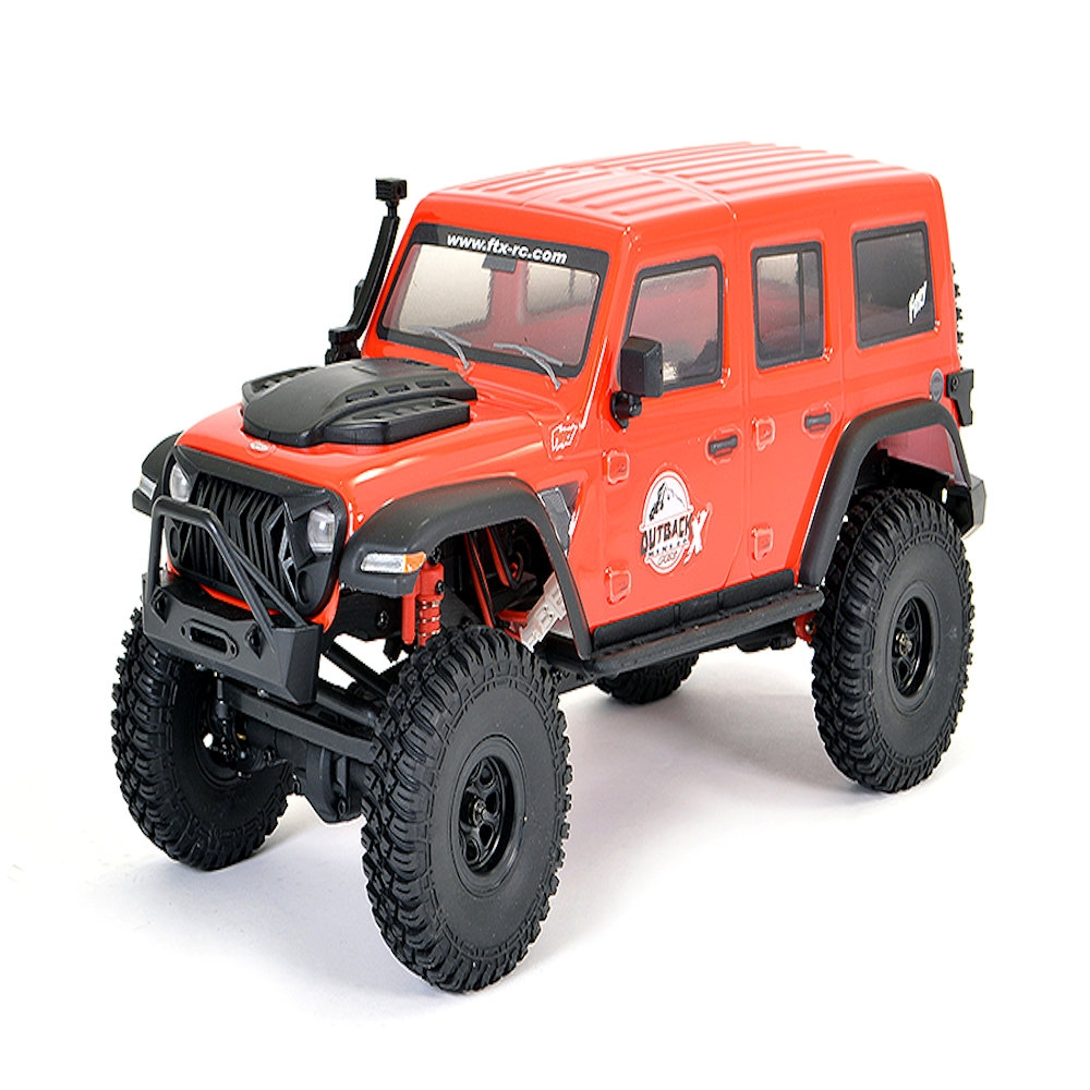 ftx outback mini x fury 1/18th scale 4x4 trail crawler rtr