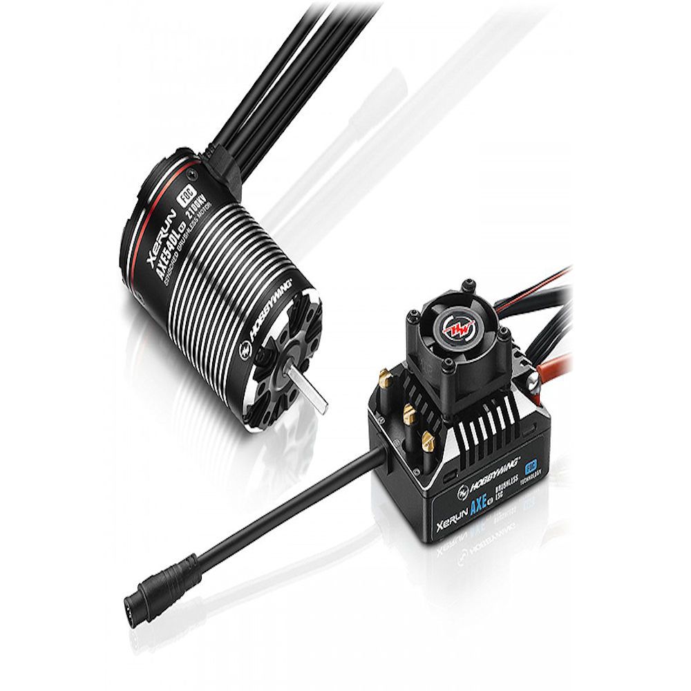 hobbywing 1/10th scale crawler sensored brushless motor & esc combo 2100kv