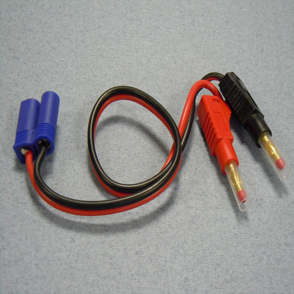 ec5 charge lead with 4mm bullet connectors