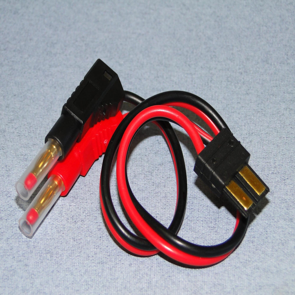 traxxas charge lead with 4mm bullet connectors