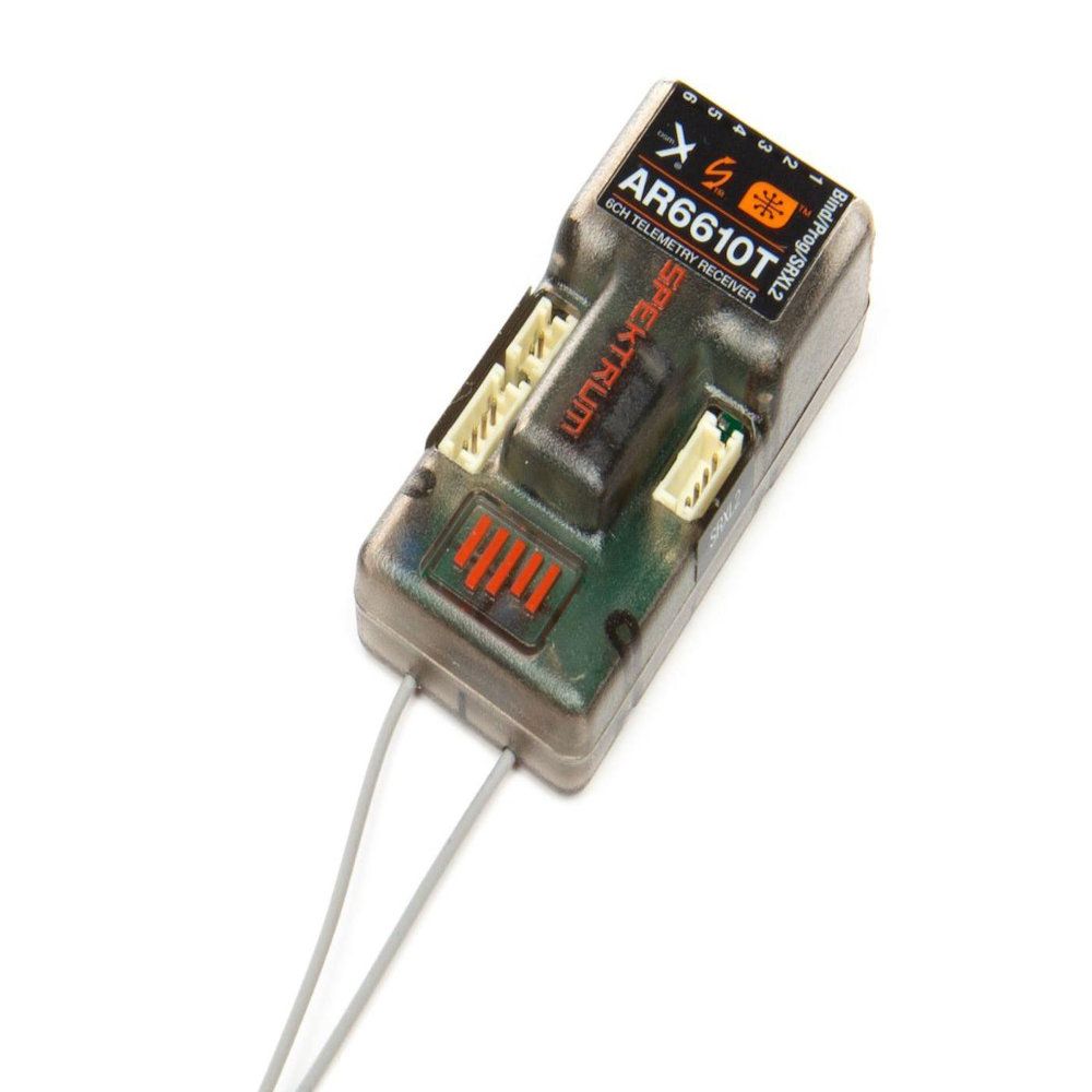 spektrum ar6610t 6 channel dsmx telemetry receiver