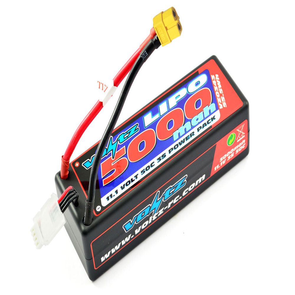 voltz 5000mah 11.1v 50c hardcase lipo battery pack