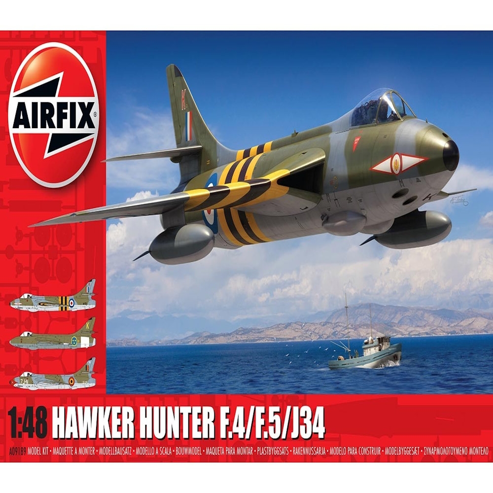 airfix hawker hunter f.4/f.5/j.34 1:48