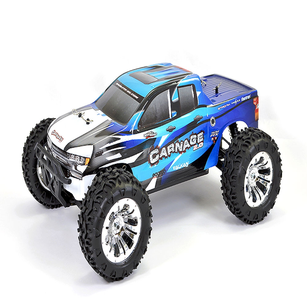 ftx carnage v2 1/10th scale brushed 4wd truggy rtr