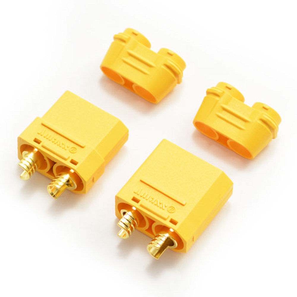 etronix xt90 connector with cover 1 pair