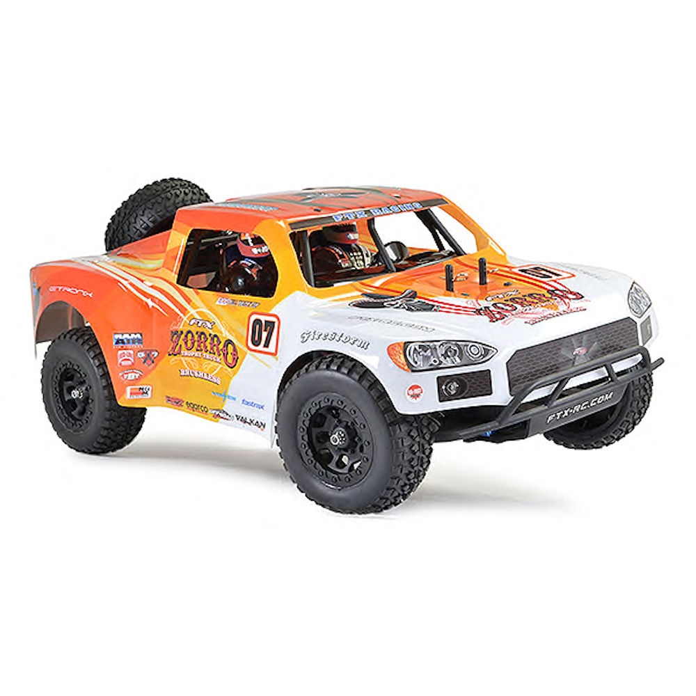 ftx zorro 1/10th scale brushless 4wd trophy truck rtr 