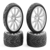 fastrax 1/10th scale street wheel & tyre 