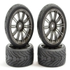 fastrax 1/10th scale street wheel & tyre 