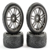 fastrax 1/10th scale street wheel & tyre 