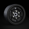 gmade 1.9 sr05 beadlock wheels matt black pai