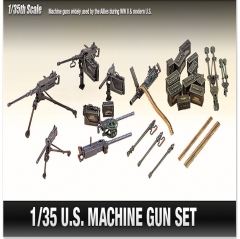 academy 1:35 - us wwii machine gun set