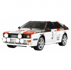 tamiya 1/10th scale audi quattro rally a2 (tt-02 chassis) kit build