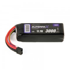 radient 3000mah 11.1v 30c lipo battery pack t type connector