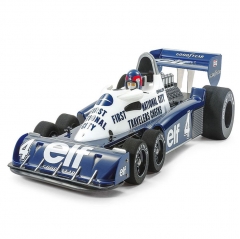 tamiya tyrrell p34 six wheeler 1977 monaco gp xb built kit (without r/c system and esc)