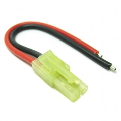etronix male micro tamiya connector with 10cm 18awg silicone wire 