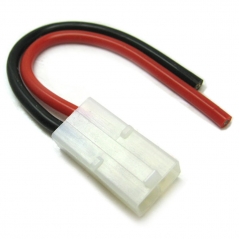 etronix female tamiya connector with 10cm 14awg silicone wire 